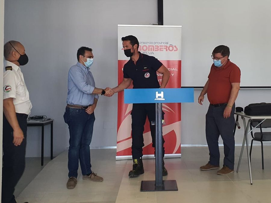 Alumnos Marcial González Bombero Preparador Academia El Repilado Jabugo Huelva